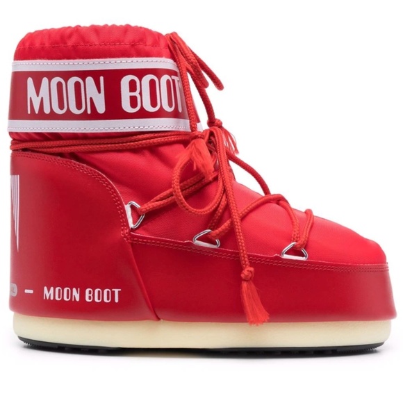 Moon Boot Shoes - Red Ankle Moon Boot